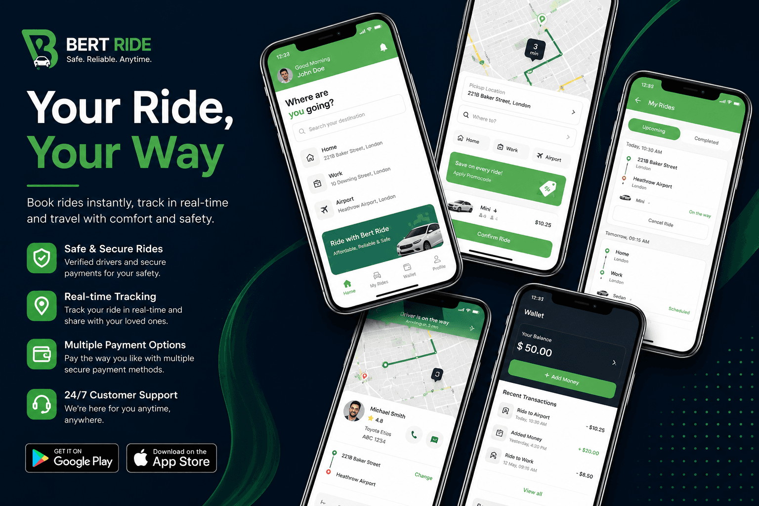 Bert Ride Customer — Transportation