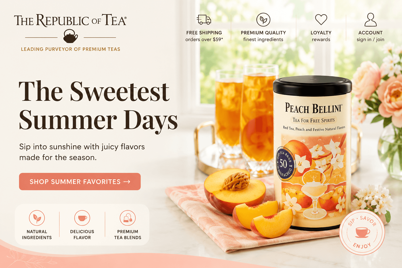 The Republic of Tea — Food & Beverage